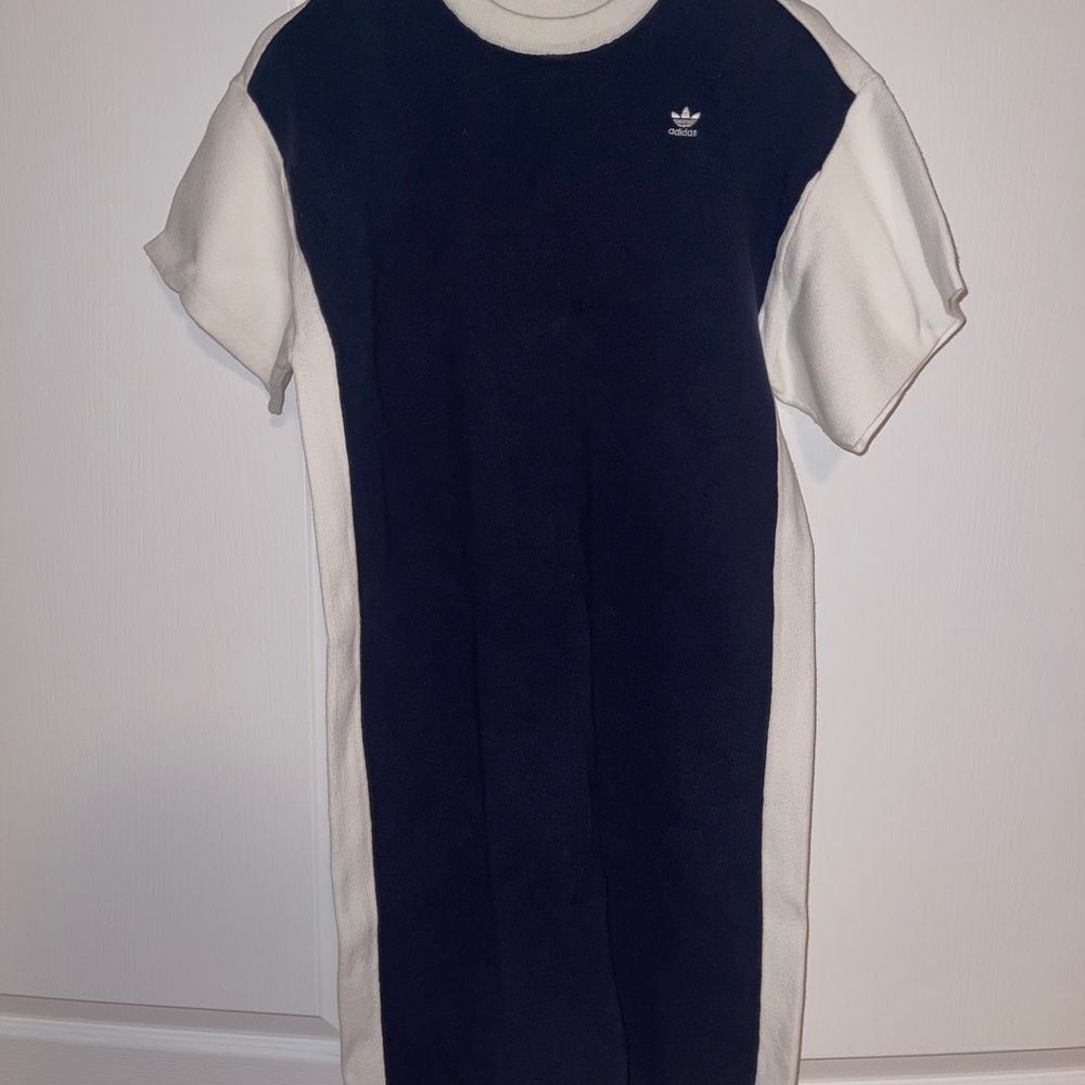 Adidas Two-Tone Navy and White Dress